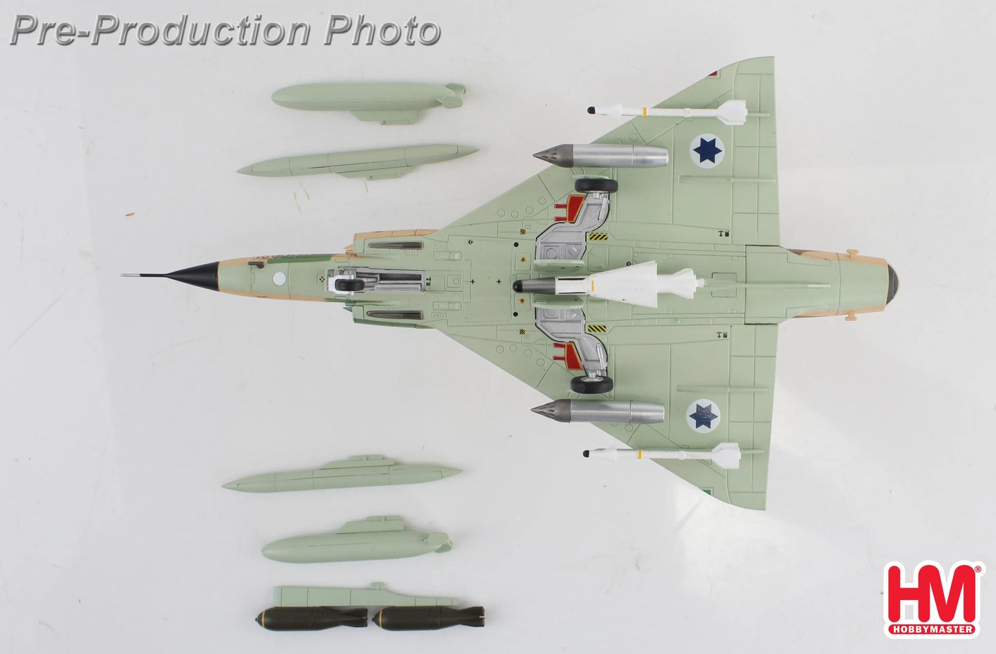 HOBBY MASTER MIRAGE IIICJ 768 THE "FIRST JET" SQUADRON RAMAT DAVID AB DEC 1970