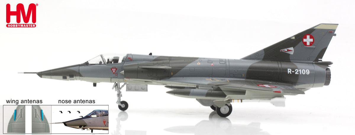 HOBBY MASTER MIRAGE IIIRS R-2111, STAFFEL 10,  SWISS AIR FORCE , 2002
