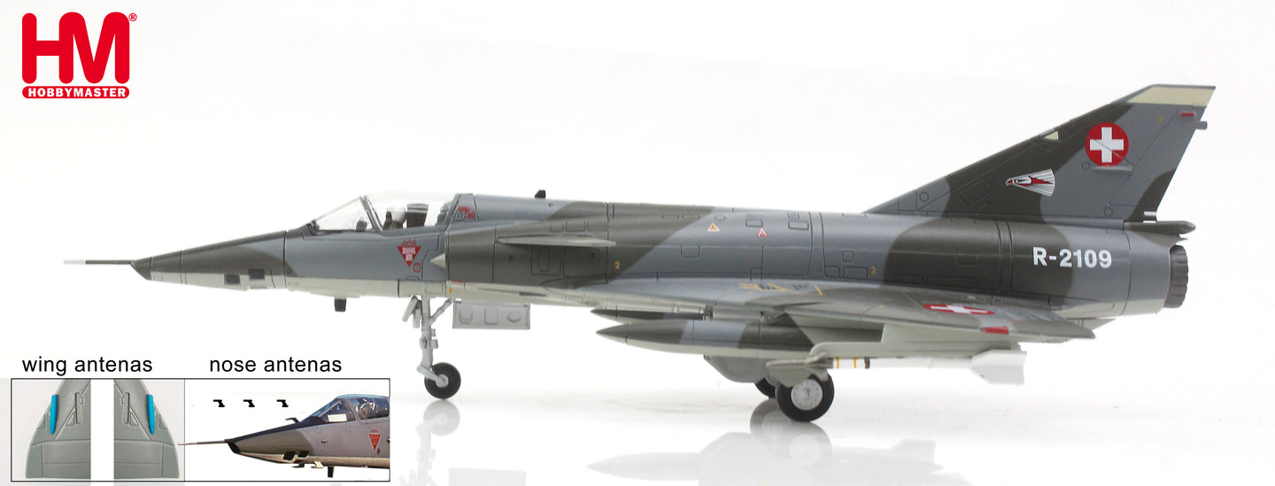 HOBBY MASTER MIRAGE IIIRS R-2111, STAFFEL 10,  SWISS AIR FORCE , 2002