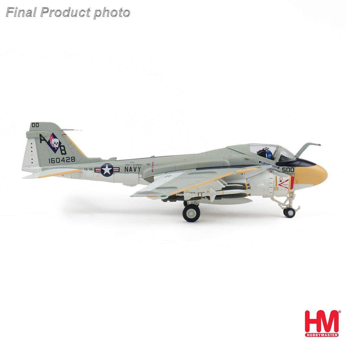 HOBBY MASTER A-6E INTRUDER 160428 VA-34 "BLUE BLASTERS" US NAVY LATE 1970S