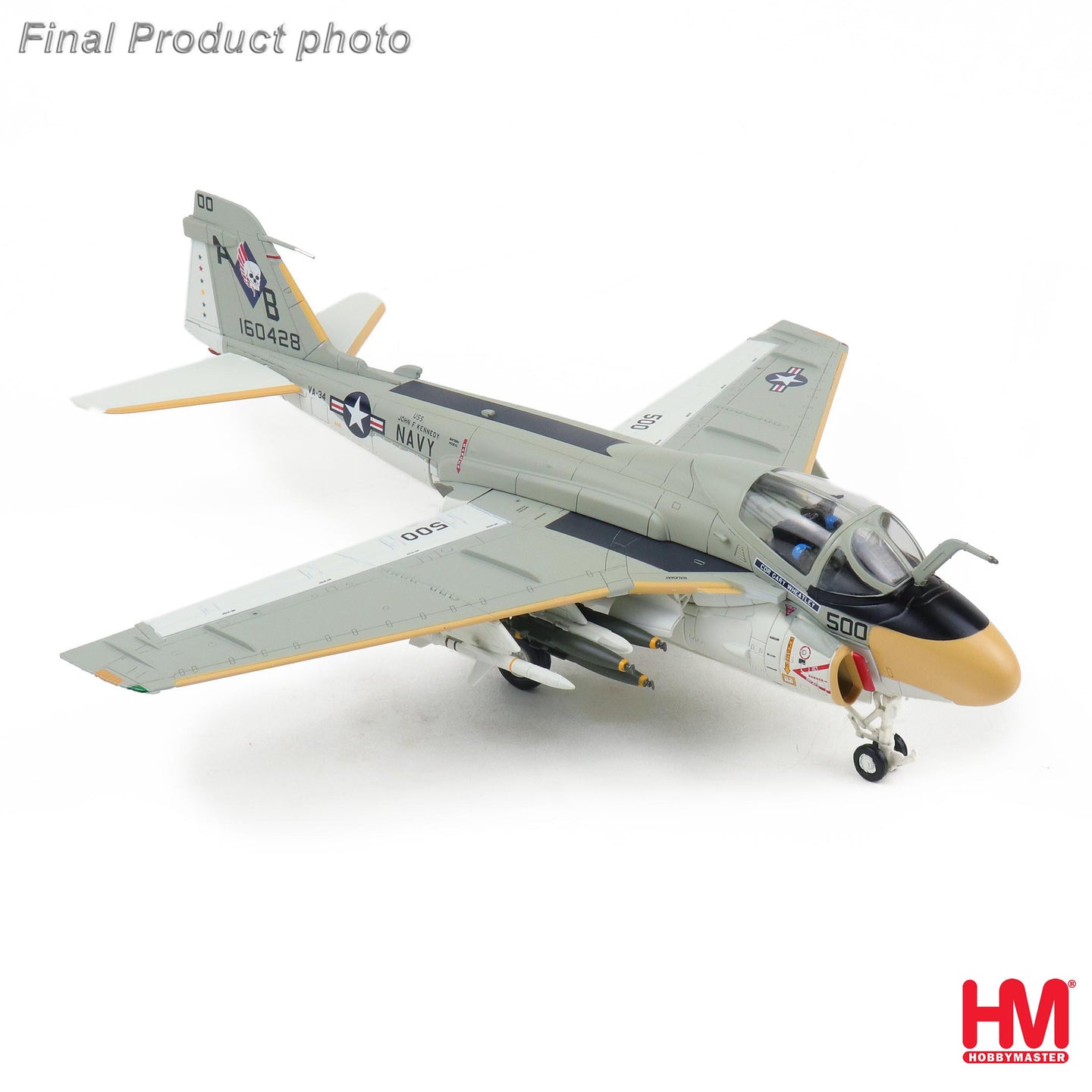 HOBBY MASTER A-6E INTRUDER 160428 VA-34 "BLUE BLASTERS" US NAVY LATE 1970S