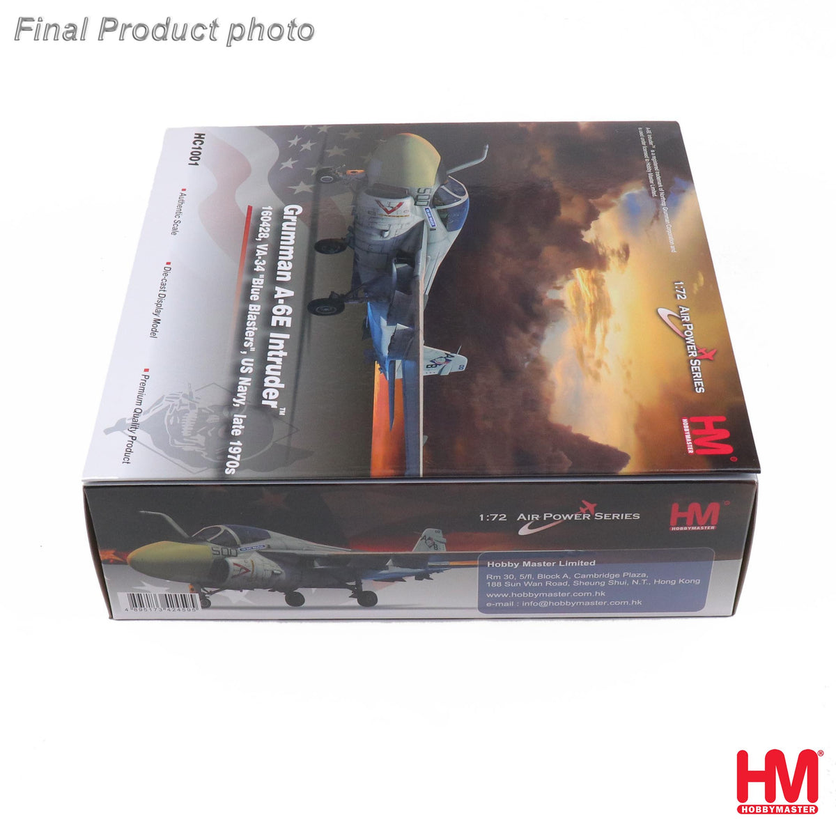 HOBBY MASTER A-6E INTRUDER 160428 VA-34 "BLUE BLASTERS" US NAVY LATE 1970S