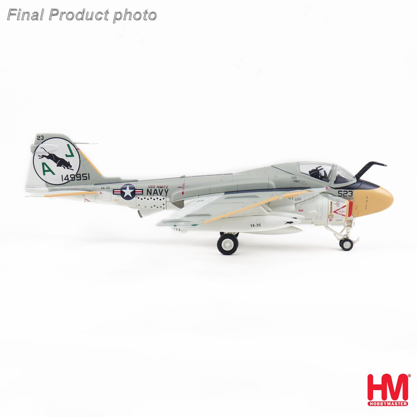 HOBBY MASTER KA-6D INTRUDER 149951 VA-35 "BLACK PANTHERS" USS NIMITZ 1975