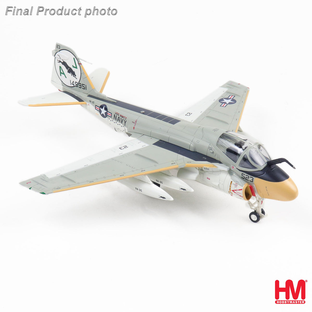 HOBBY MASTER KA-6D INTRUDER 149951 VA-35 "BLACK PANTHERS" USS NIMITZ 1975