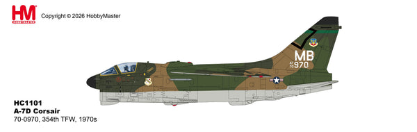 HOBBY MASTER A-7D CORSAIR 70-0970 354TH TFW 1970S