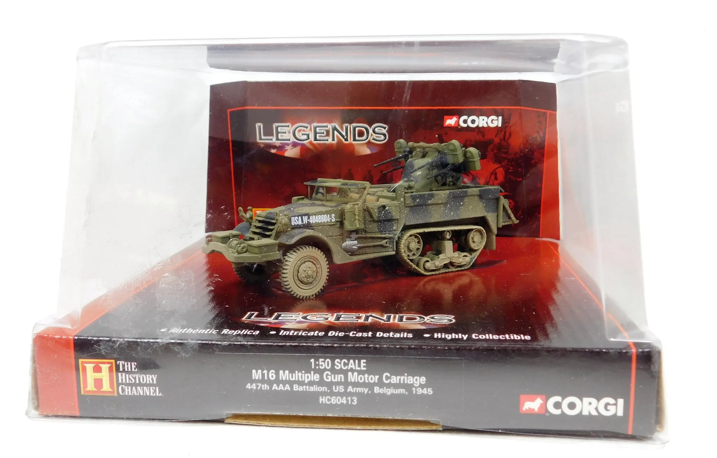 CORGI M16 MULTIPLE GUN MOTOR CARRIAGE BELGIUM 1945