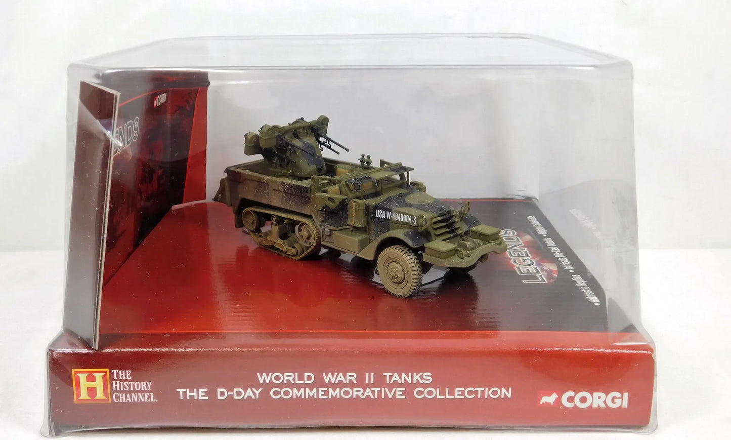 CORGI M16 MULTIPLE GUN MOTOR CARRIAGE BELGIUM 1945
