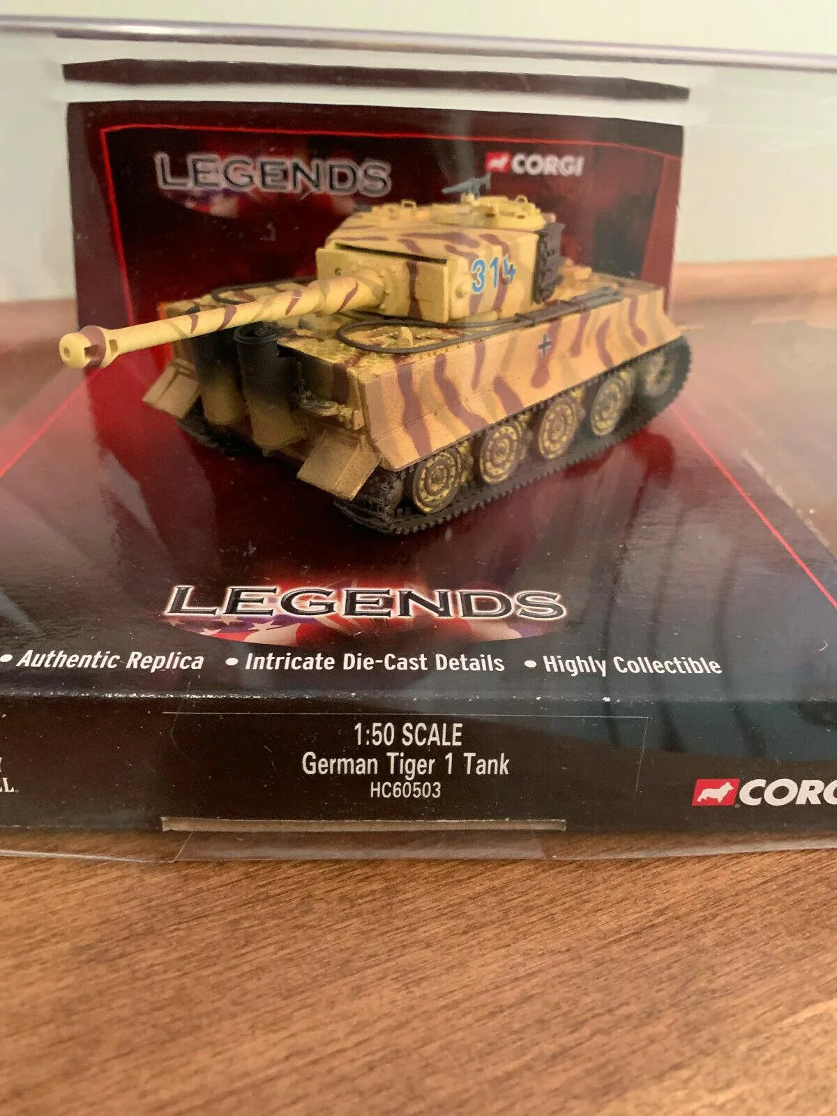 CORGI TIGER 1 TANK THE HISTORY CHANNEL