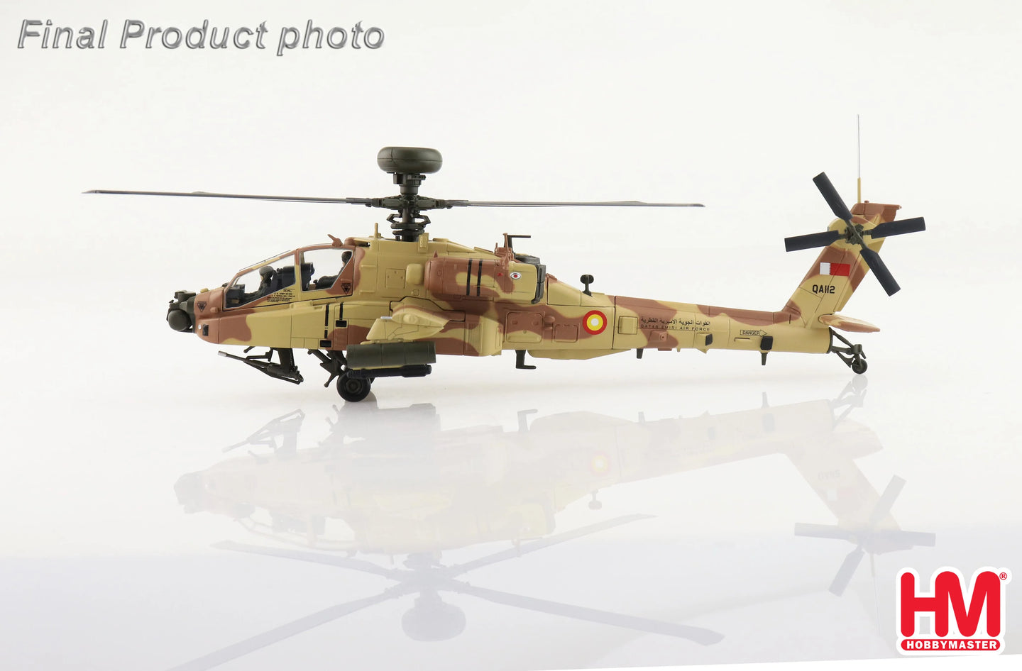 HOBBY MASTER AH-64E APACHE GUARDIAN 19-0002 QATAR EMIRI AIR FORCE 2022