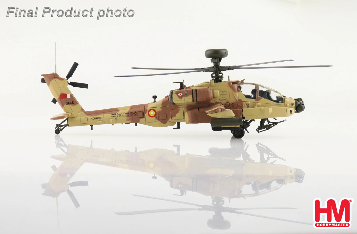 HOBBY MASTER AH-64E APACHE GUARDIAN 19-0002 QATAR EMIRI AIR FORCE 2022