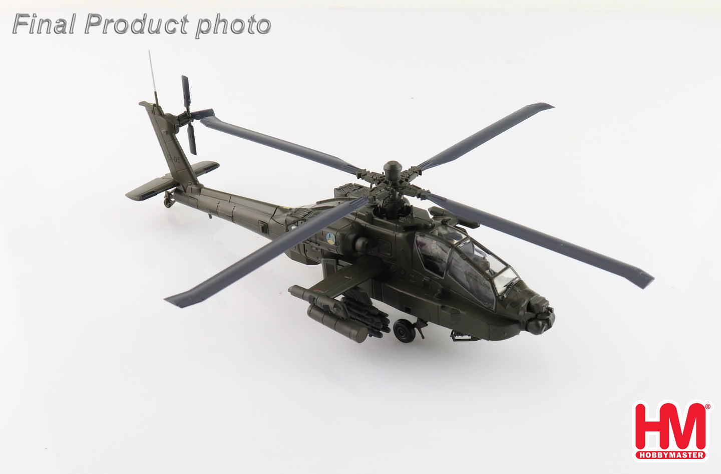 HOBBY MASTER AH-64D APACHE "OPERATION ENDURING FREEDOM" REG: Q-05 RNLAF 2000S