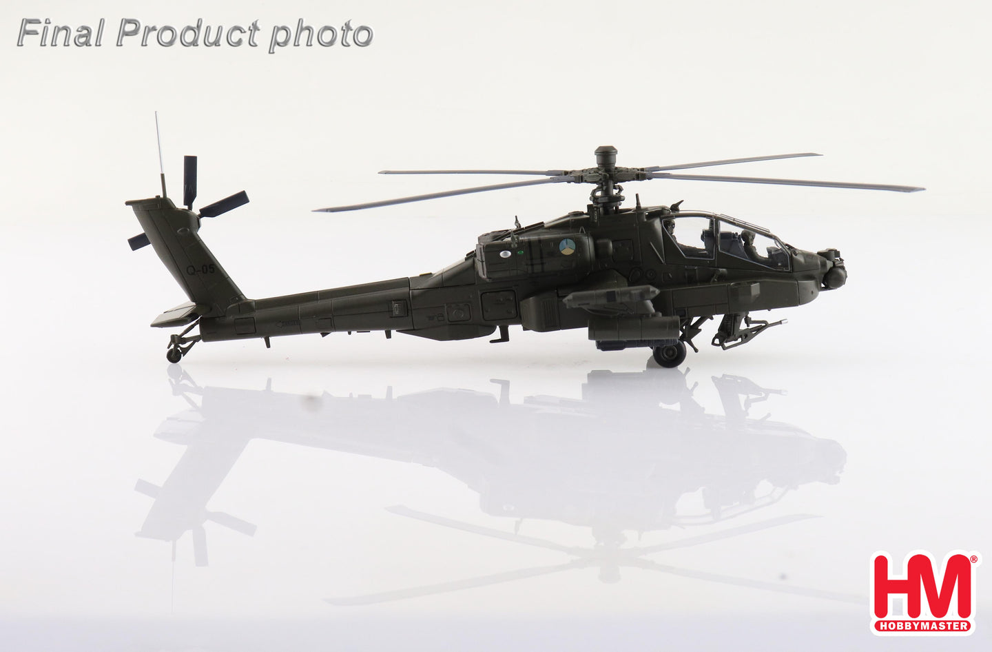 HOBBY MASTER AH-64D APACHE "OPERATION ENDURING FREEDOM" REG: Q-05 RNLAF 2000S