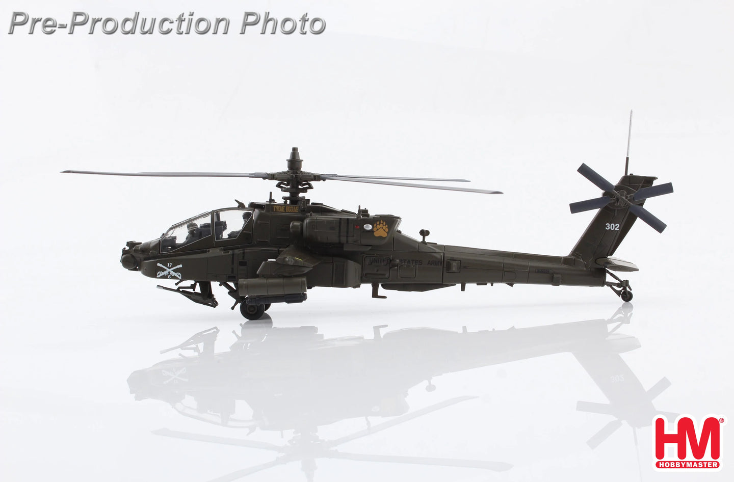 HOBBY MASTER AH-64D APACHE US ARMY "TYRONE BIGGUMS" 2018 TO 2019 "ATLANTIC RESOLVE"