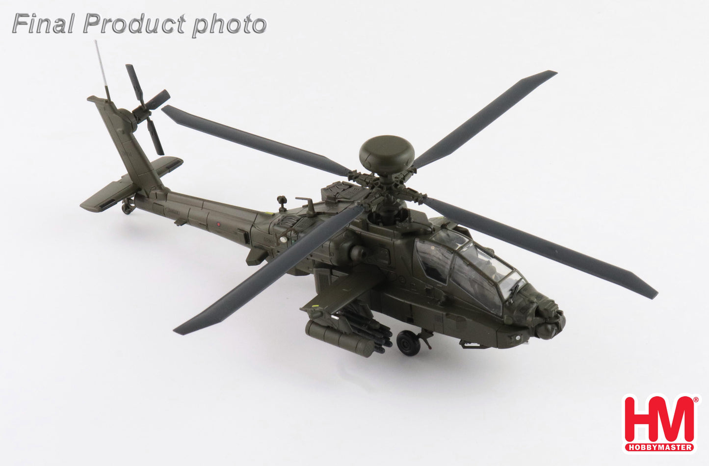 HOBBY MASTER AH-64E APACHE ECHO ZM714 BRITISH ARMY MIDDLE WALLOP 2022 UK CORE RANGE
