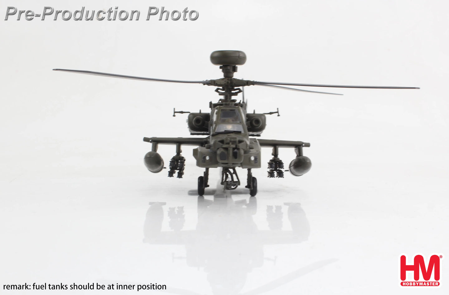 HOBBY MASTER AH-64E APACHE ECHO ZM714 BRITISH ARMY MIDDLE WALLOP 2022 UK CORE RANGE