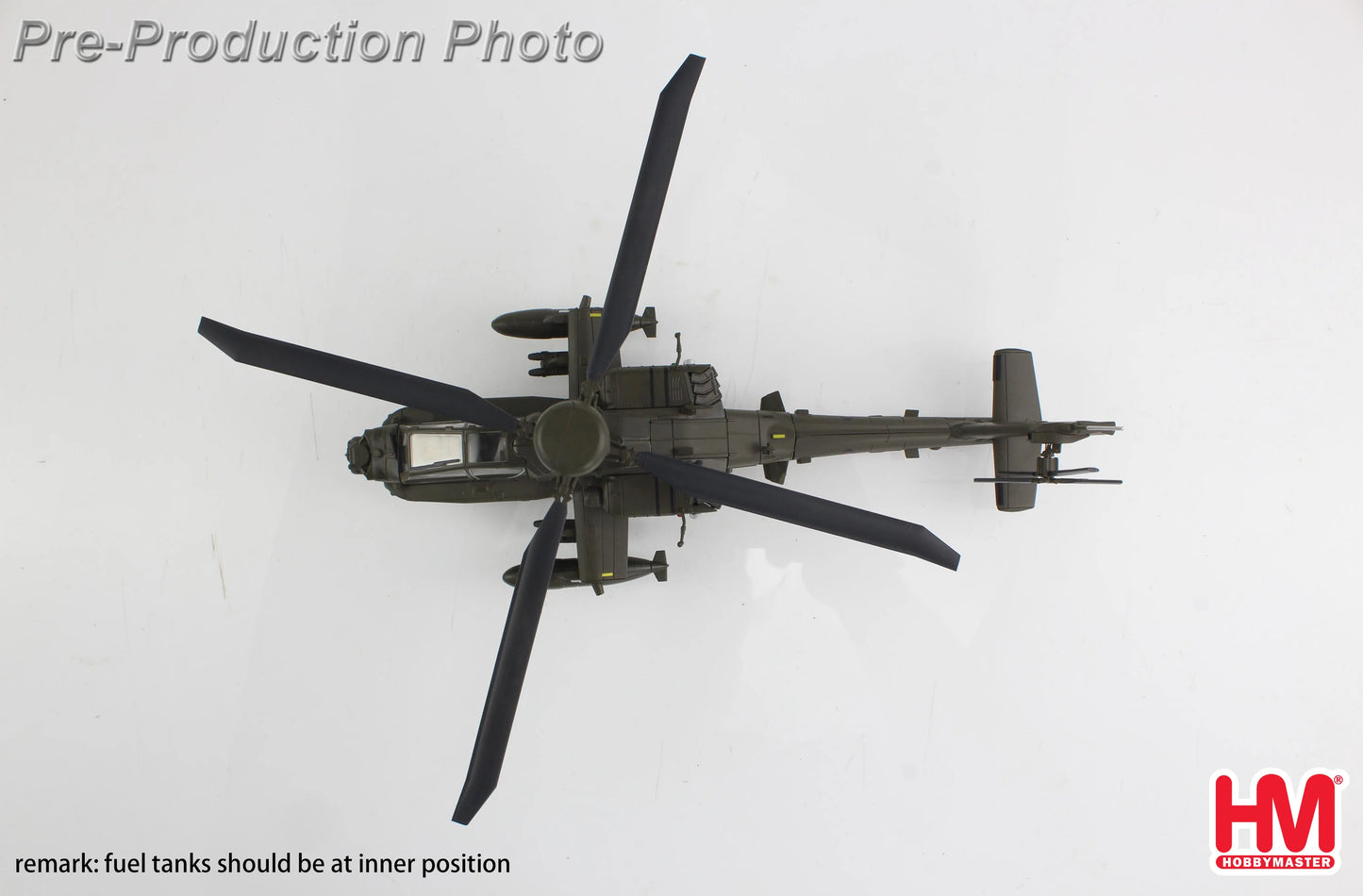 HOBBY MASTER AH-64E APACHE ECHO ZM714 BRITISH ARMY MIDDLE WALLOP 2022 UK CORE RANGE