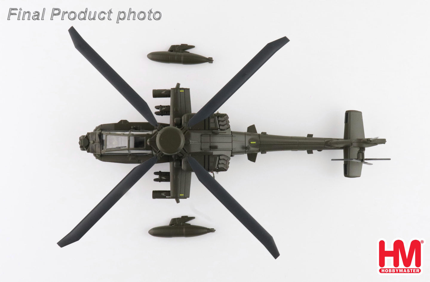 HOBBY MASTER AH-64E APACHE ECHO ZM714 BRITISH ARMY MIDDLE WALLOP 2022 UK CORE RANGE