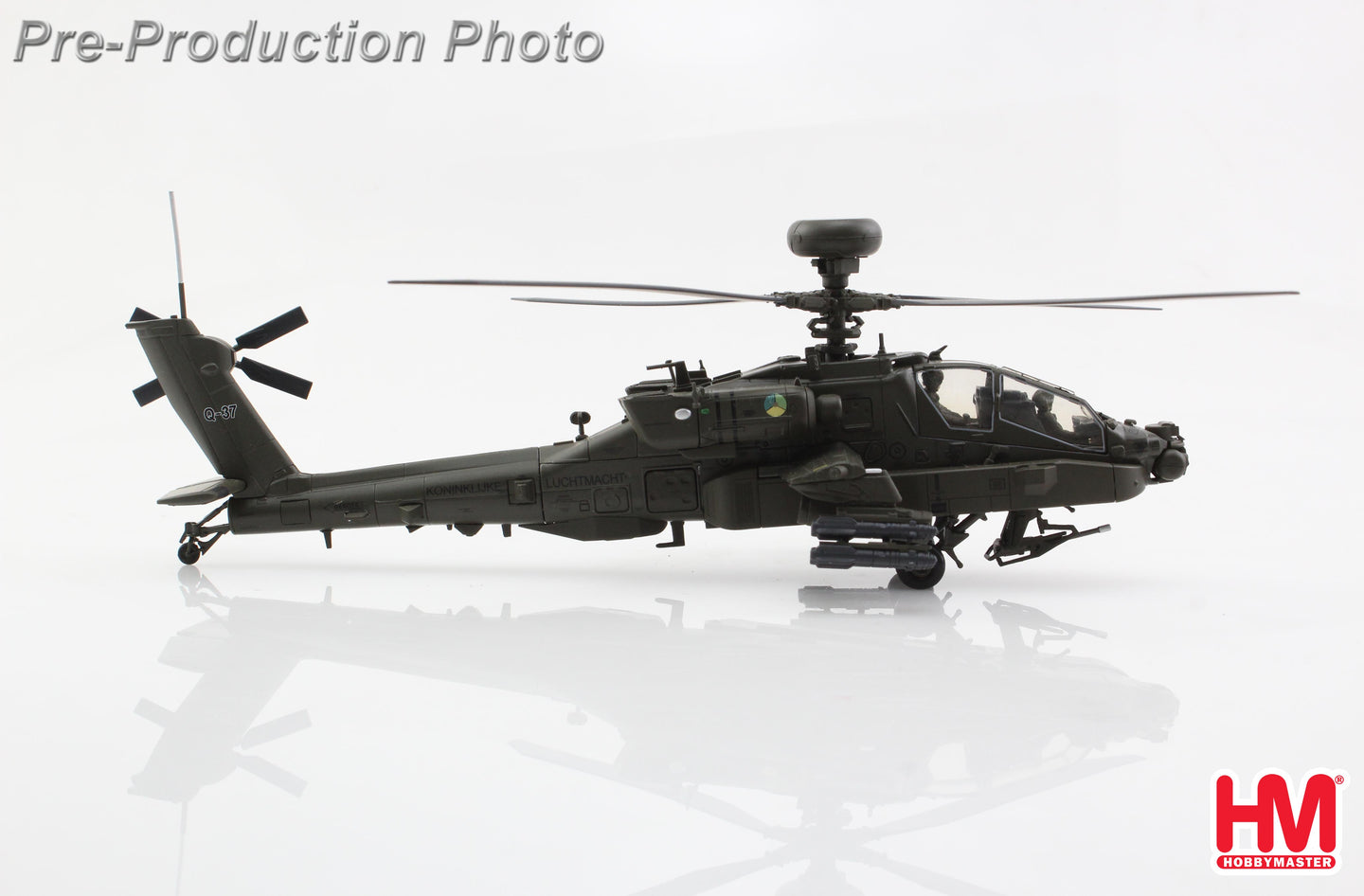 HOBBY MASTER AH-64E APACHE RNLAF Q-37 301 SQUADRON 2024