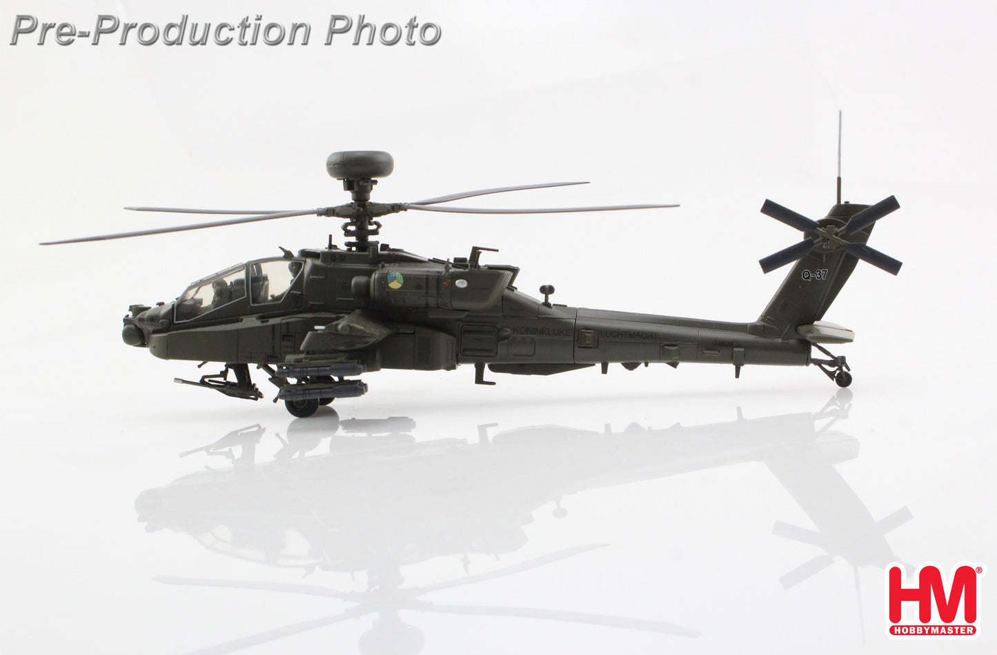 HOBBY MASTER AH-64E APACHE RNLAF Q-37 301 SQUADRON 2024