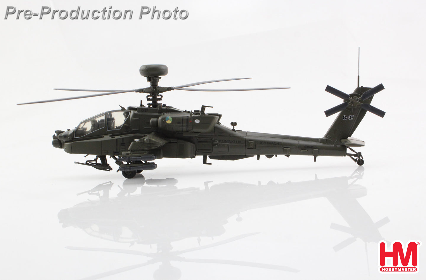 HOBBY MASTER AH-64E APACHE RNLAF Q-37 301 SQUADRON 2024