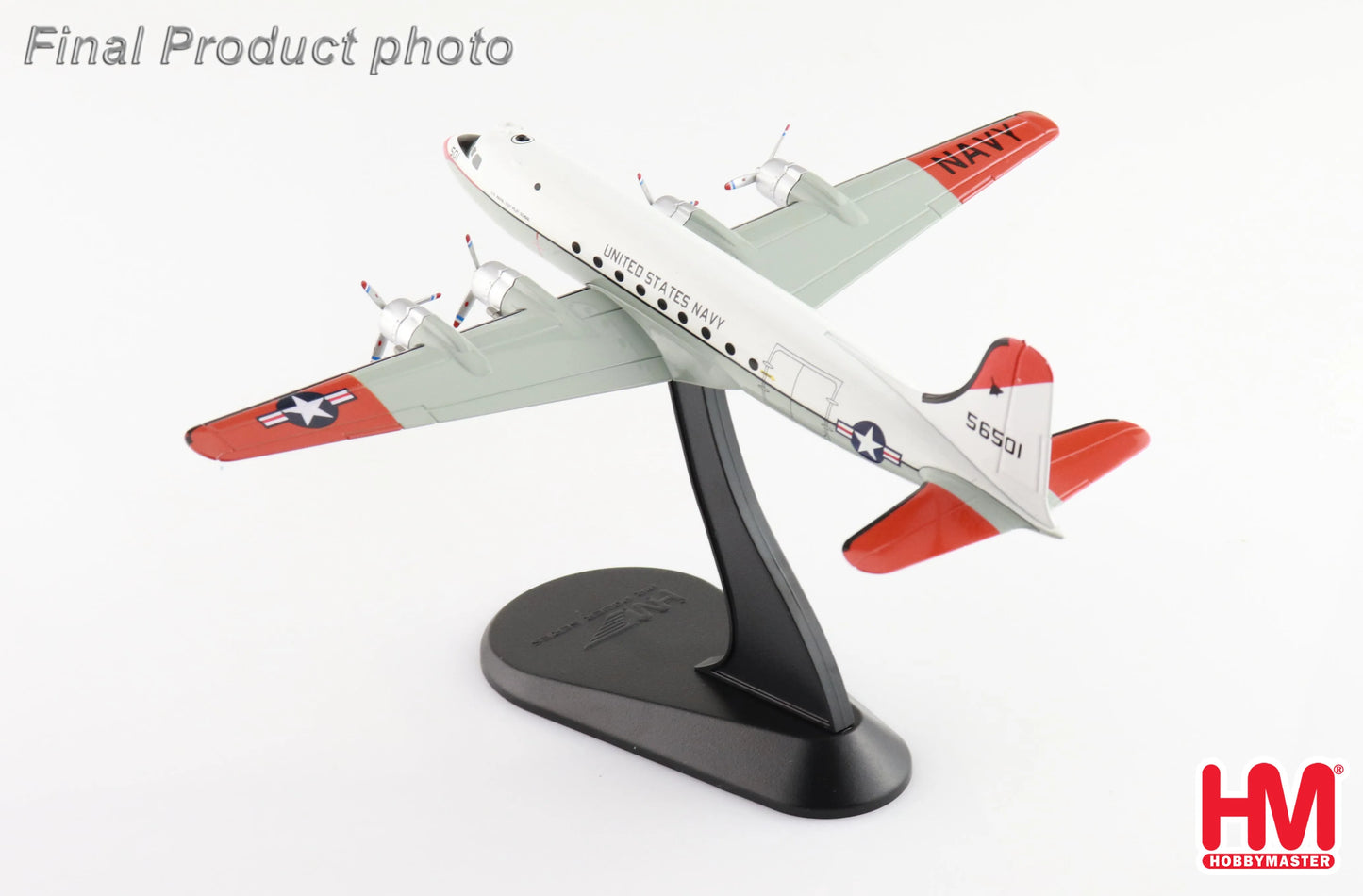 HOBBY MASTER DC-4 C-54Q SKYMASTER US NAVY TEST PILOT SCHOOL 56501 1973