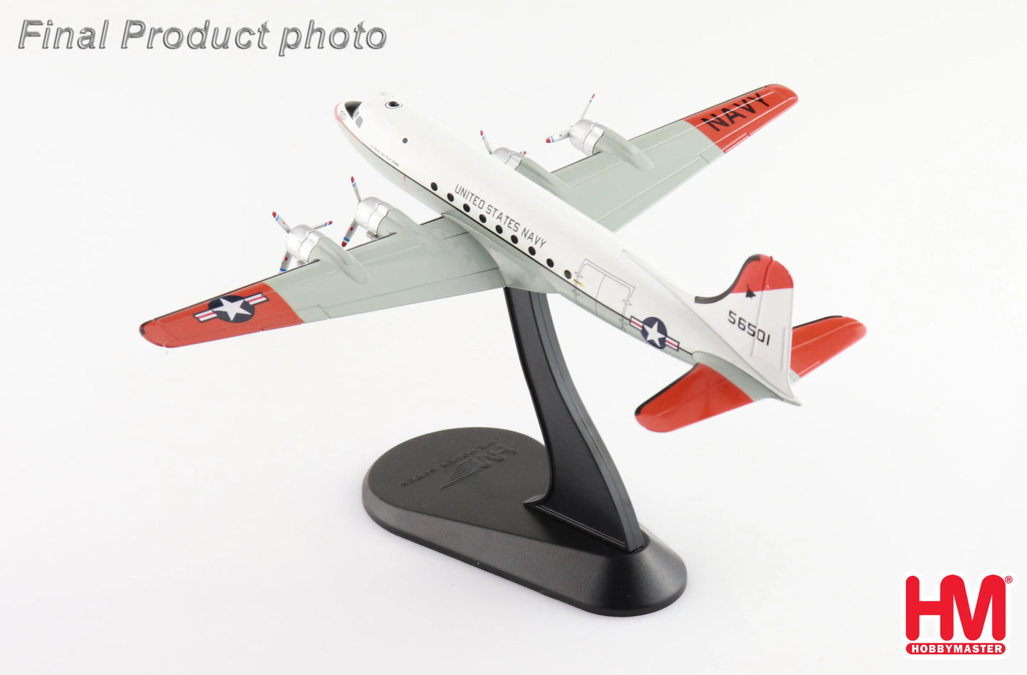 HOBBY MASTER DC-4 C-54Q SKYMASTER US NAVY TEST PILOT SCHOOL 56501 1973