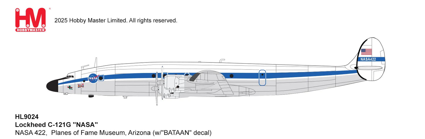 HOBBY MASTER C-121G NASA, NASA 422 "PLANES OF FAME MUSEUM ARIZONA"