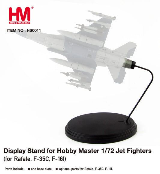 HOBBY MASTER DISPLAY STAND FOR 1/72 SCALE JET FIGHTERS (FOR RAFALE, F-35C, F-161)