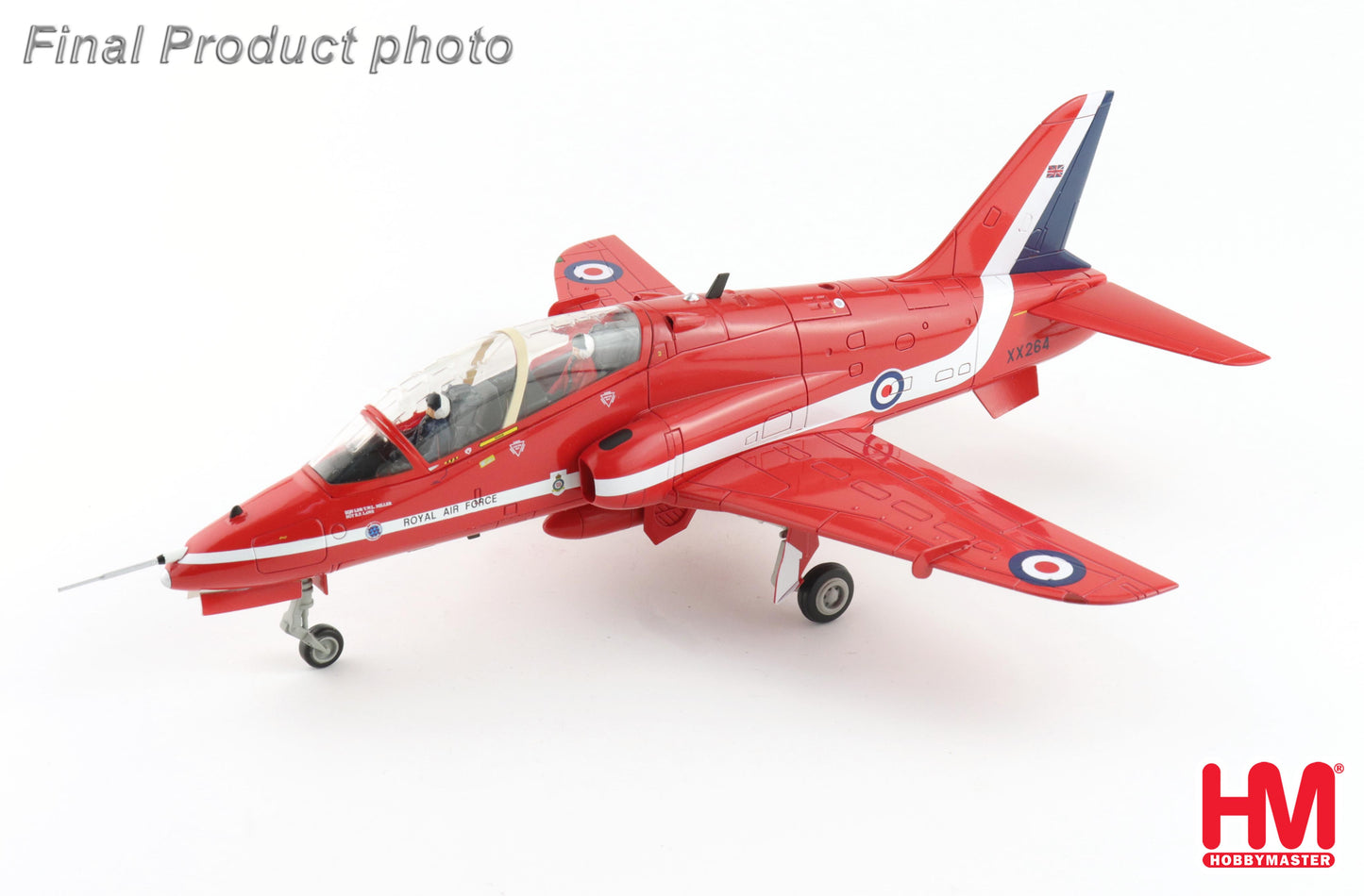 HOBBY MASTER HAWK T.1A RAF XX264 RED ARROWS "1989 SILVER JUBILEE CELEBRATION"