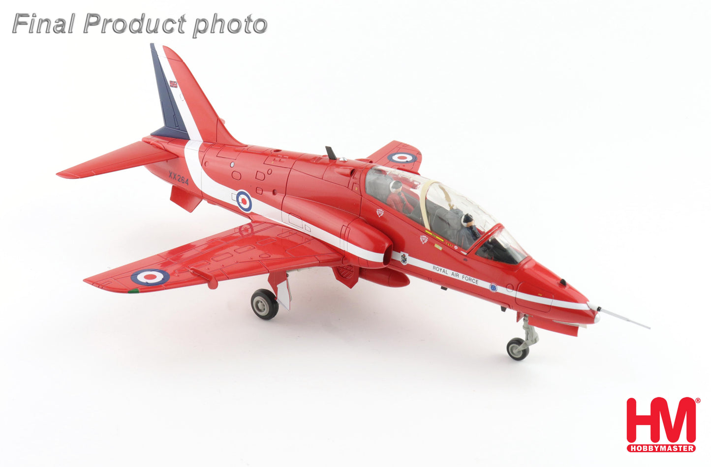 HOBBY MASTER HAWK T.1A RAF XX264 RED ARROWS "1989 SILVER JUBILEE CELEBRATION"