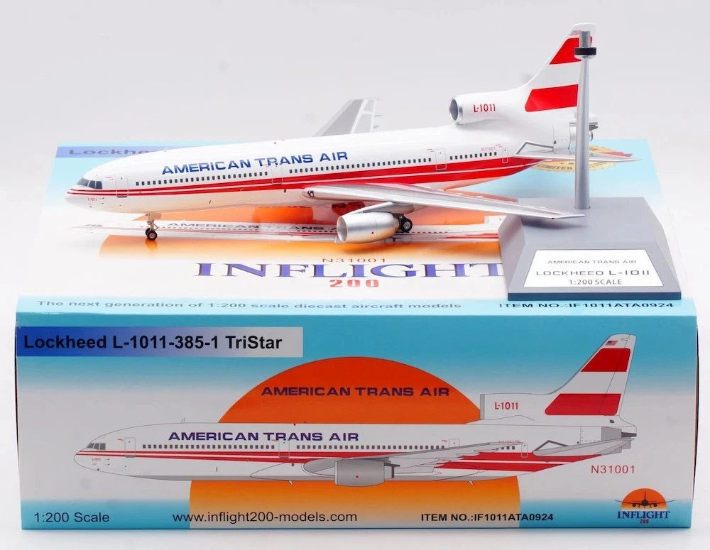 INFLIGHT 200 L-1011-385-1 TRISTAR 1 AMERICAN TRANS AIR (ONLY 84 PIECES) REG: N31001