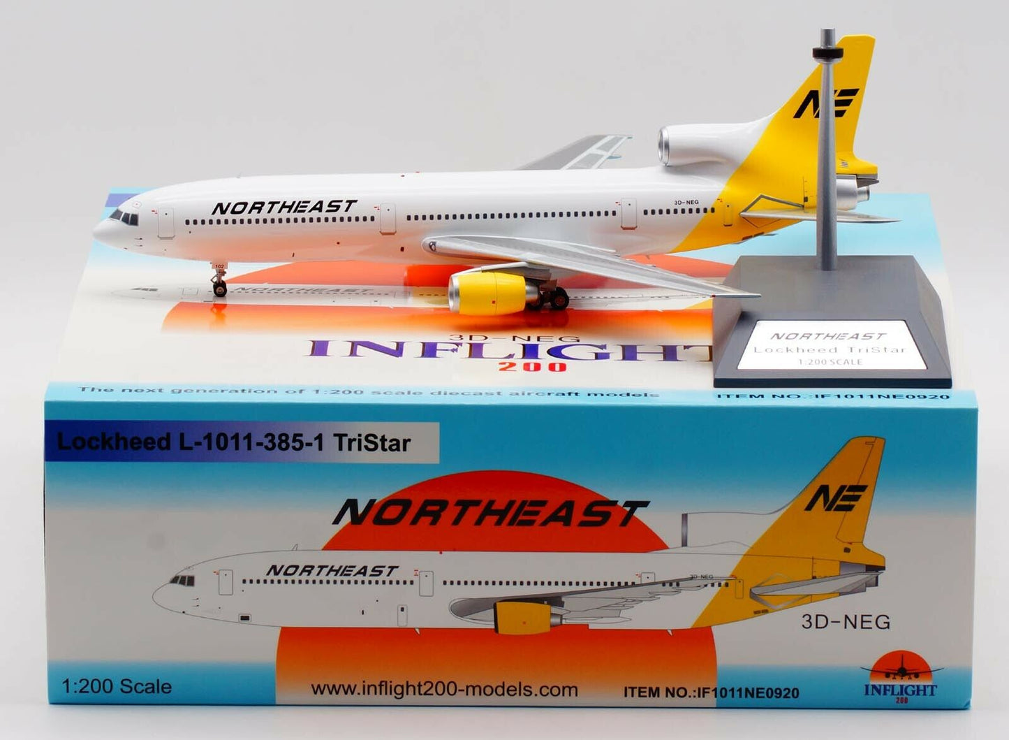 INFLIGHT 200 L-1011-385-1 TRISTAR 50 NORTHEAST AIRLINES REG: 3D-NEG