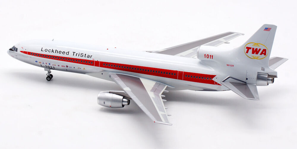 INFLIGHT 200 L-1011-385-1-15 TRISTAR 100 TWA (POLISHED) REG: N81026
