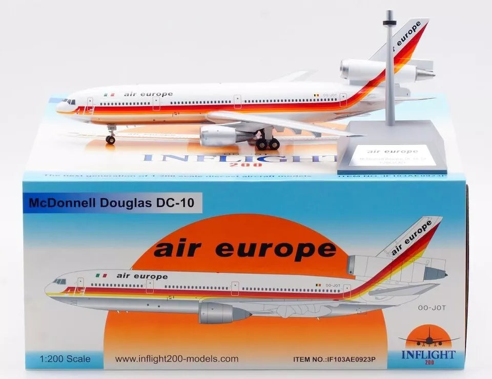 INFLIGHT 200 DC-10-30 AIR EUROPE REG: OO-JOT