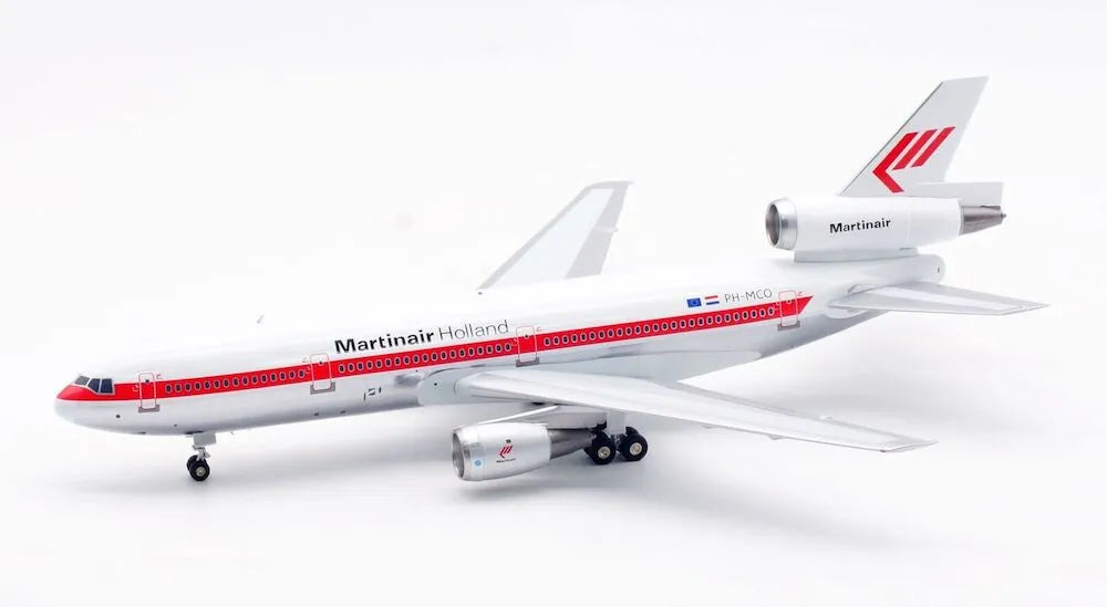 INFLIGHT 200 DC-10-30 MARTINAIR HOLLAND (POLISHED) REG: PH-MCO WITH STAND