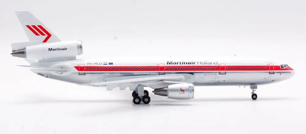 INFLIGHT 200 DC-10-30 MARTINAIR HOLLAND (POLISHED) REG: PH-MCO WITH STAND