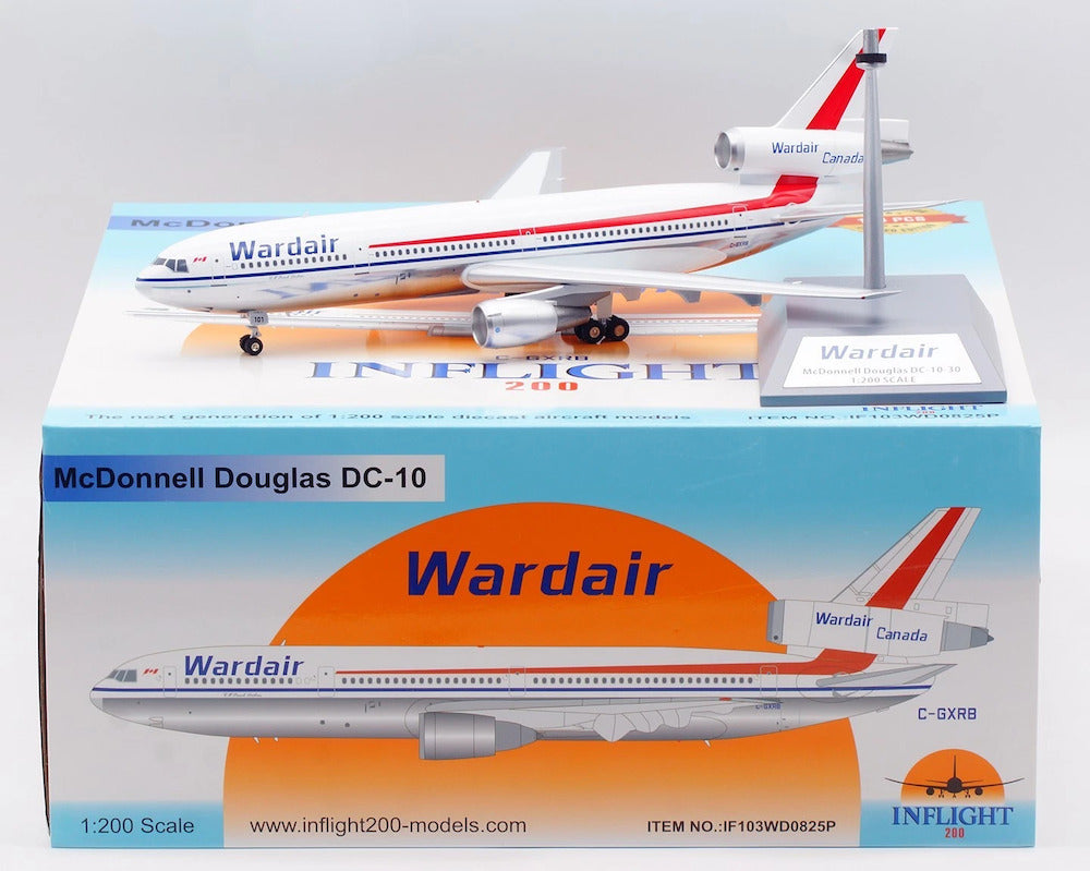INFLIGHT 200 DC-10-30 WARDAIR CANADA (POLISHED) REG: C-GXRB