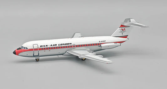 INFLIGHT 200 BAC 111-401AK ONE-ELEVEN DAN-AIR LONDON (POLISHED) REG: G-AXCP