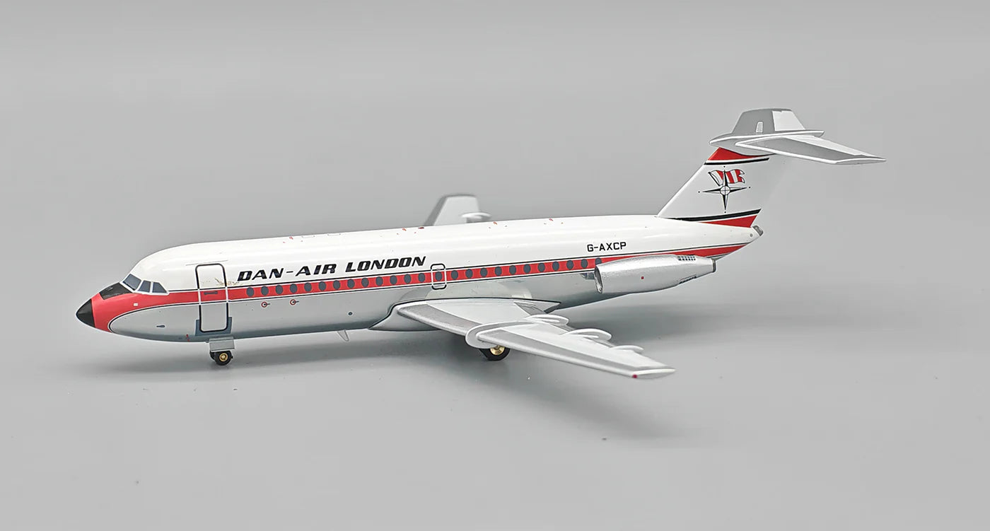 INFLIGHT 200 BAC 111-401AK ONE-ELEVEN DAN-AIR LONDON (POLISHED) REG: G-AXCP