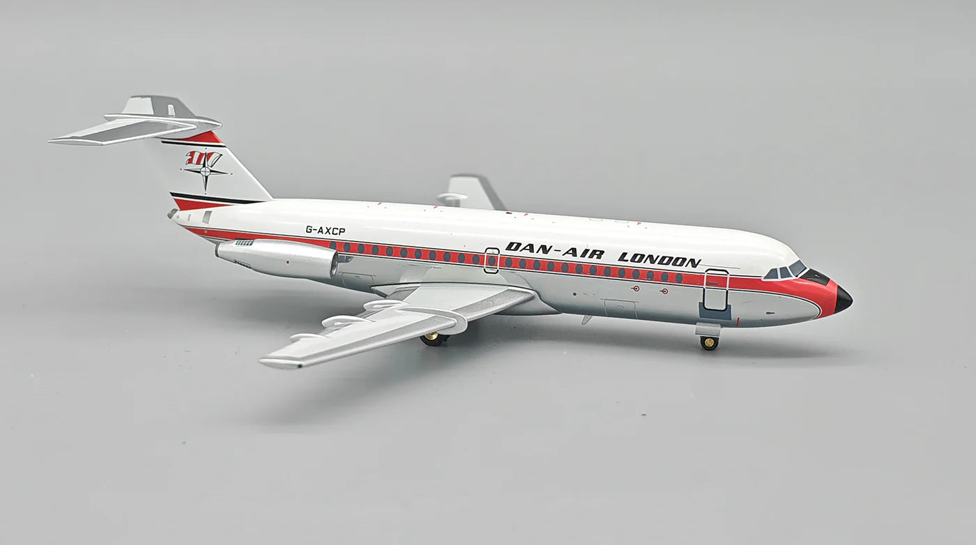INFLIGHT 200 BAC 111-401AK ONE-ELEVEN DAN-AIR LONDON (POLISHED) REG: G-AXCP
