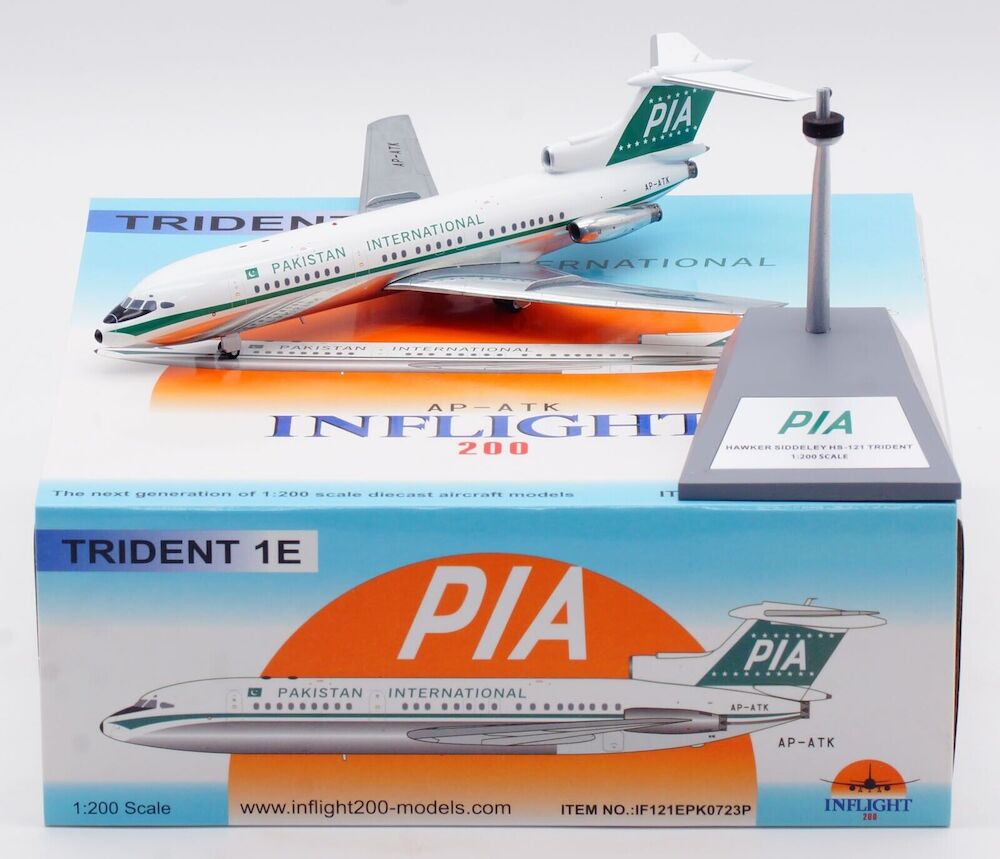 INFLIGHT 200 HS-121 TRIDENT 1E PAKISTAN INTERNATIONAL (PIA) REG: AP-ATK