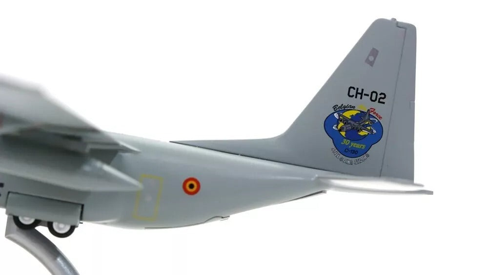 INFLIGHT C-130 HERCULES BELGIUM AIR FORCE "30TH ANNIVERSARY" REG: CH-02