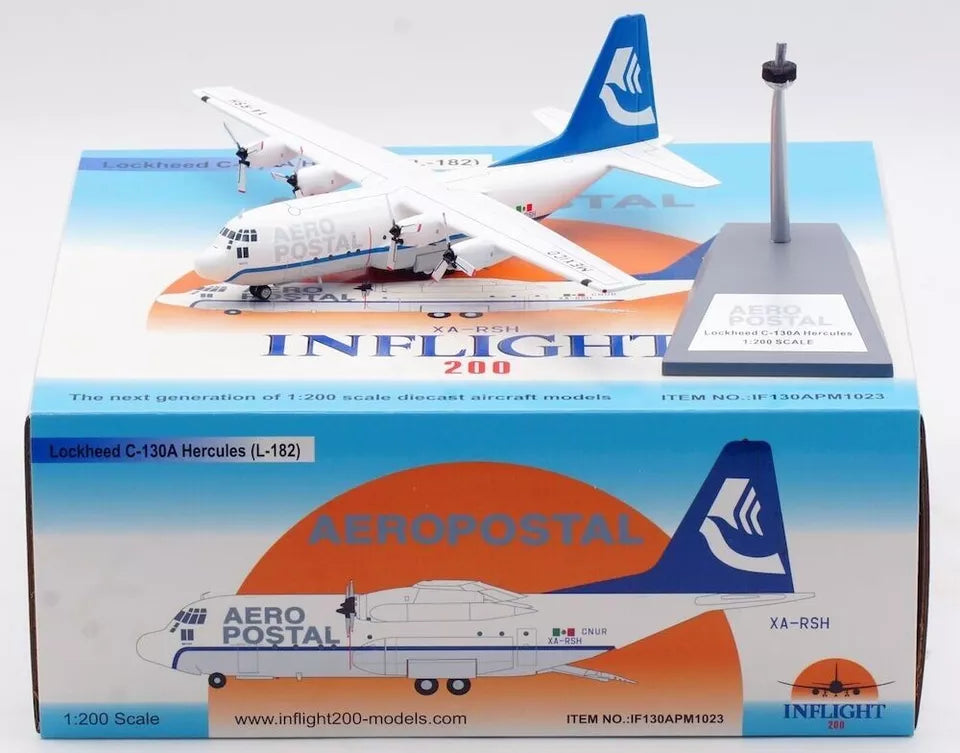INFLIGHT 200 C-130A HERCULES (L-182) AEROPOSTAL DE MEXICO XA-RSH