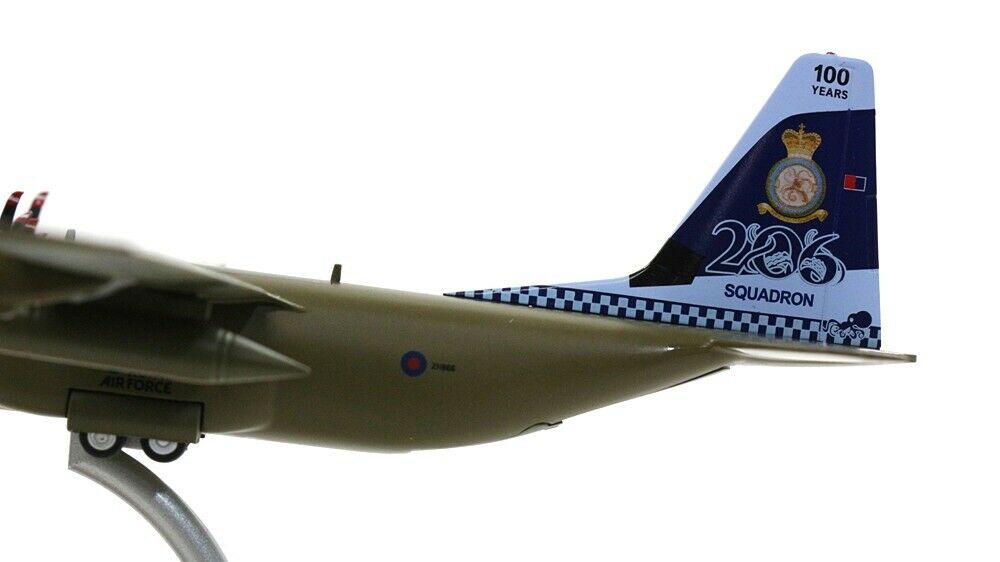 INFLIGHT 200 C-130J-30 HERCULES RAF "100TH ANNIVERSARY OF 206 SQUADRON" REG: ZH866