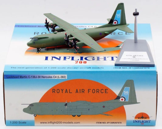 INFLIGHT 200 HERCULES C-130J-30 ROYAL AIR FORCE C4 REG: ZH870