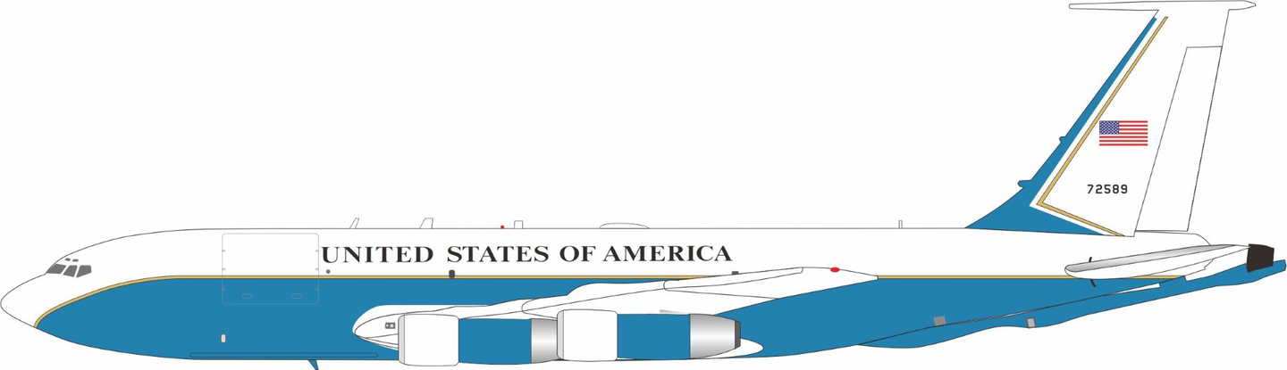 INFLIGHT 200 KC-135E STRATOTANKER USA - AIR FORCE (POLISHED) REG: 57-2589