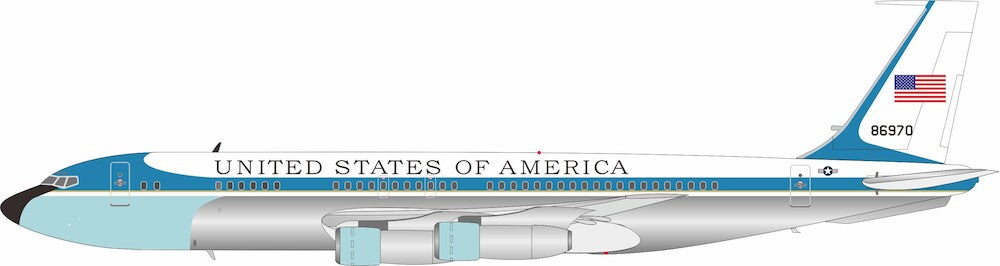 INFLIGHT 200 VC-137B (B707-153B) USAF (POLISHED) REG: 58-6970