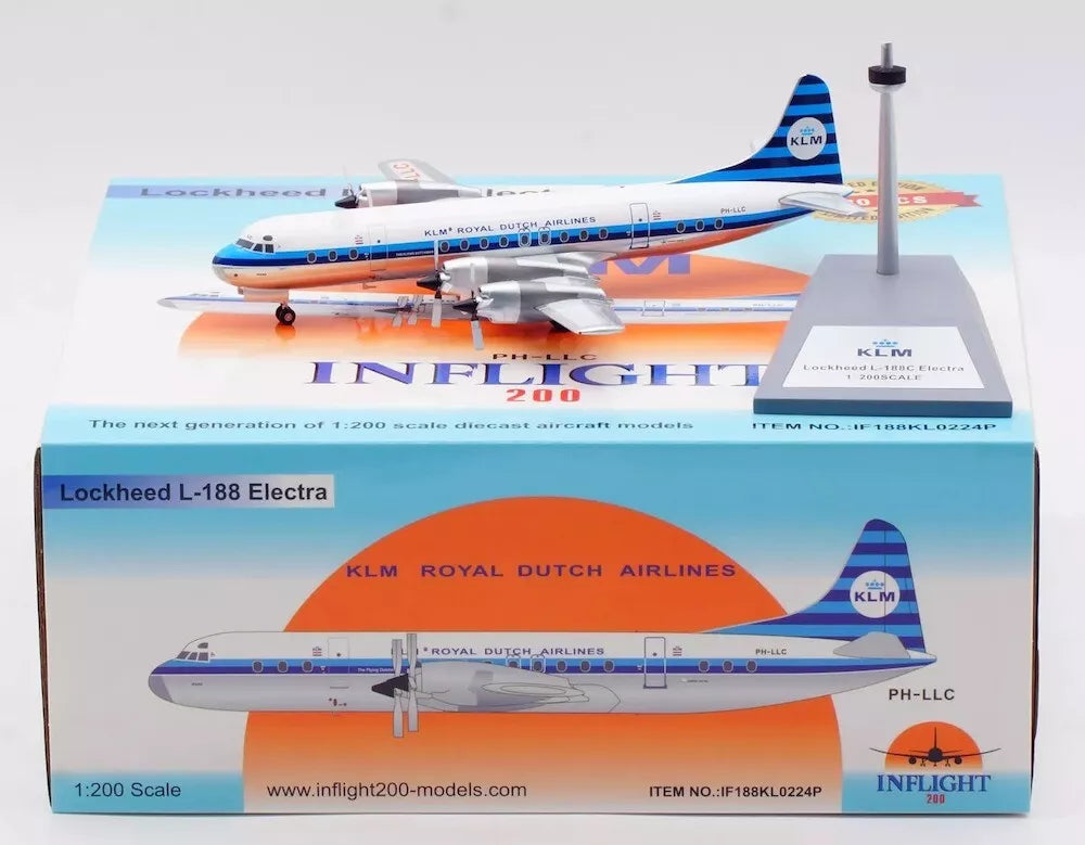 INFLIGHT 200  L-188C ELECTRA KLM - ROYAL DUTCH AIRLINES REG: PH-LLC