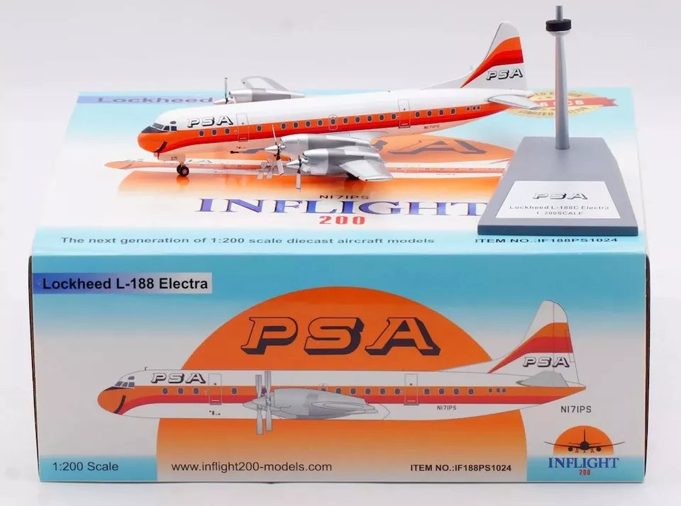 INFLIGHT 200 L-188 PSA REG: N171PS