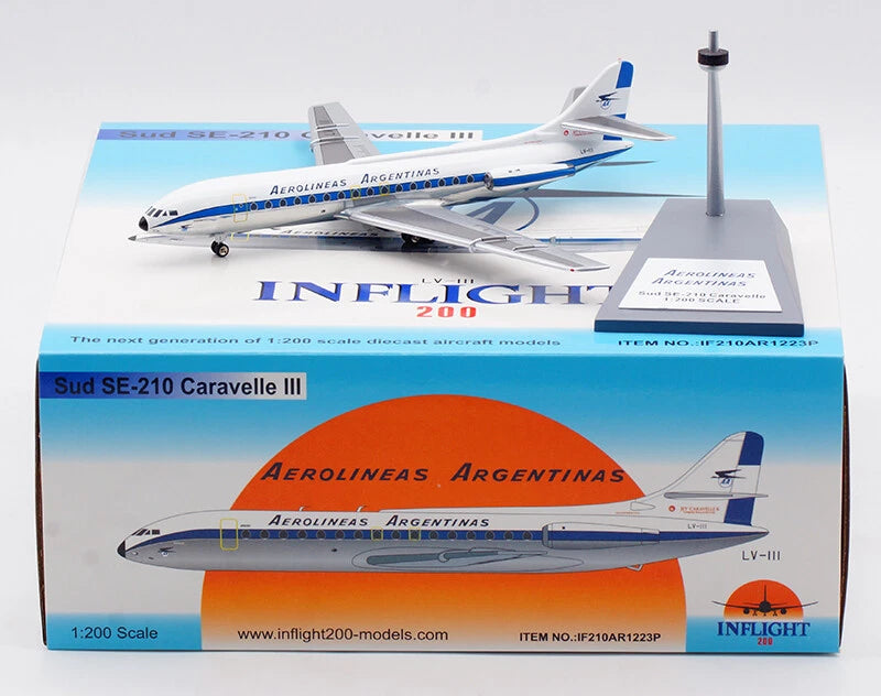 INFLIGHT 200 SE-210 CARAVELLE III AEROLINEAS ARGENTINA REG: LV-III